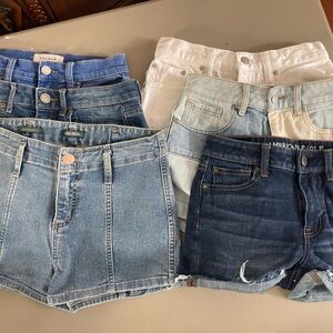 6 Pairs of jean shorts!!!